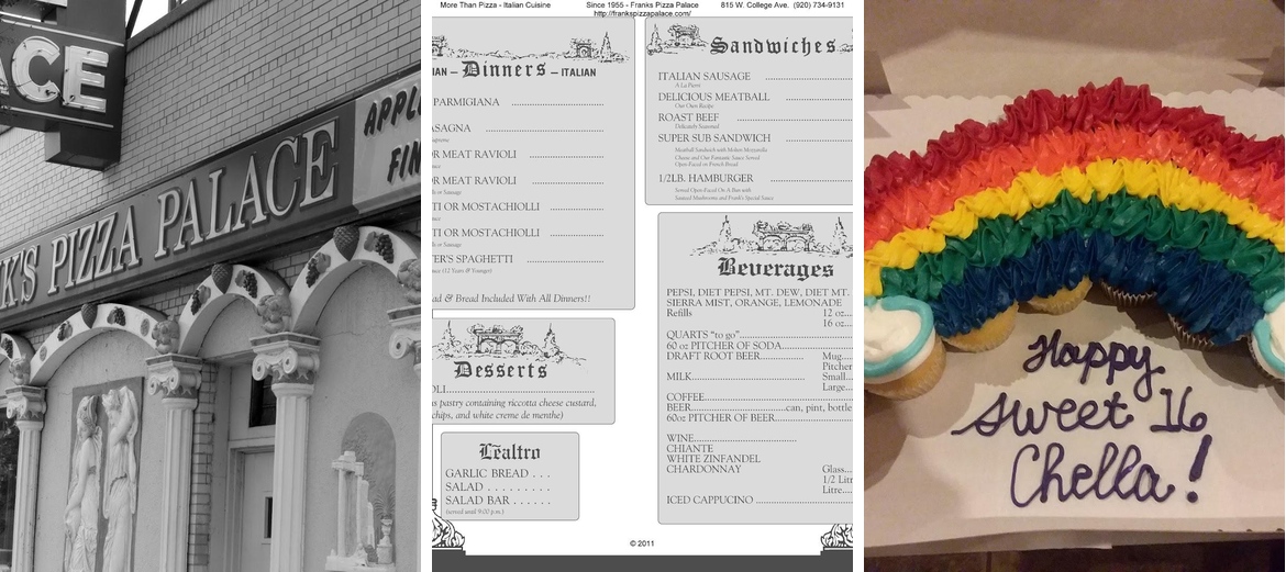 Frank's Pizza Palace Menu